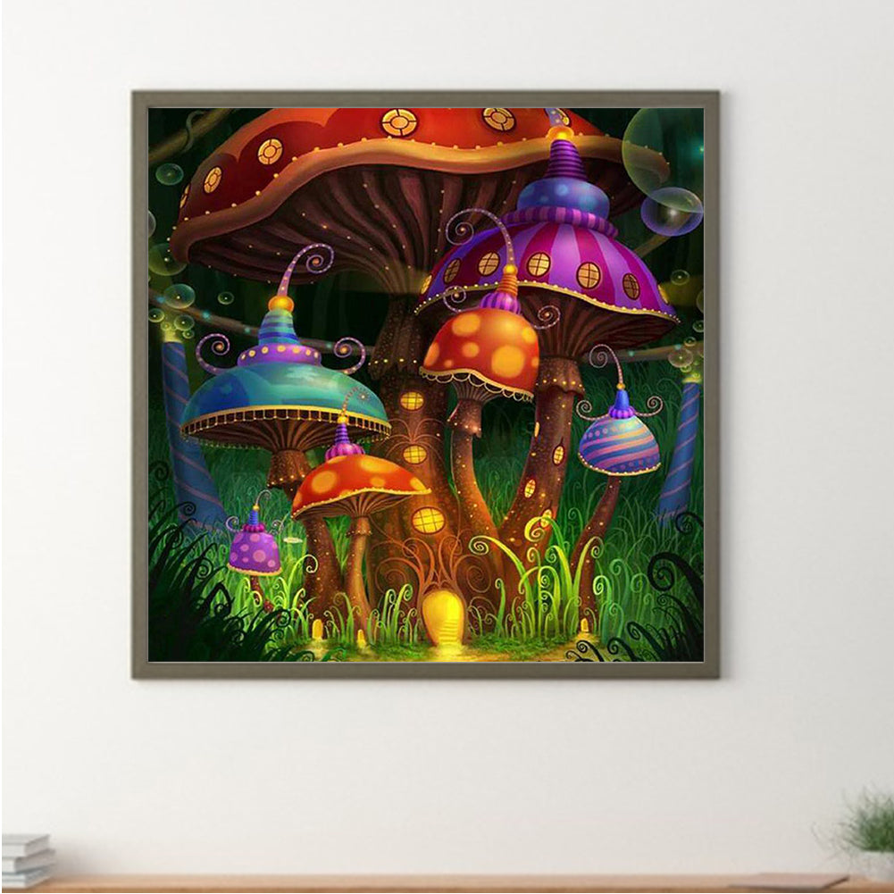 Mushroom - Full Square Drill Diamond Painting 50*50CM