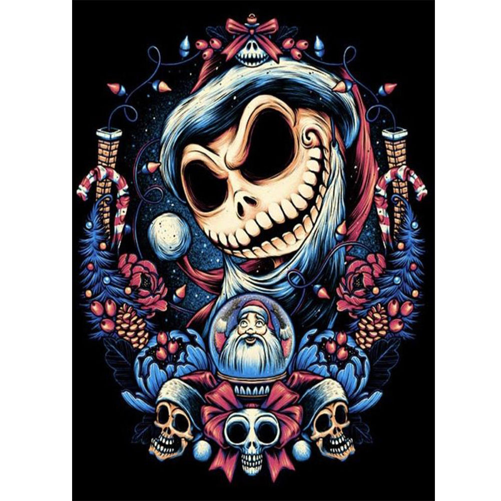 Corpse Bride And Skull - Full Square Drill Diamond Painting 40*50CM