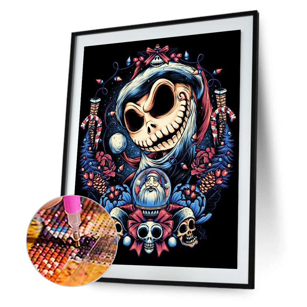 Corpse Bride And Skull - Full Square Drill Diamond Painting 40*50CM