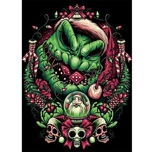 Corpse Bride And Skull - Full Square Drill Diamond Painting 40*50CM