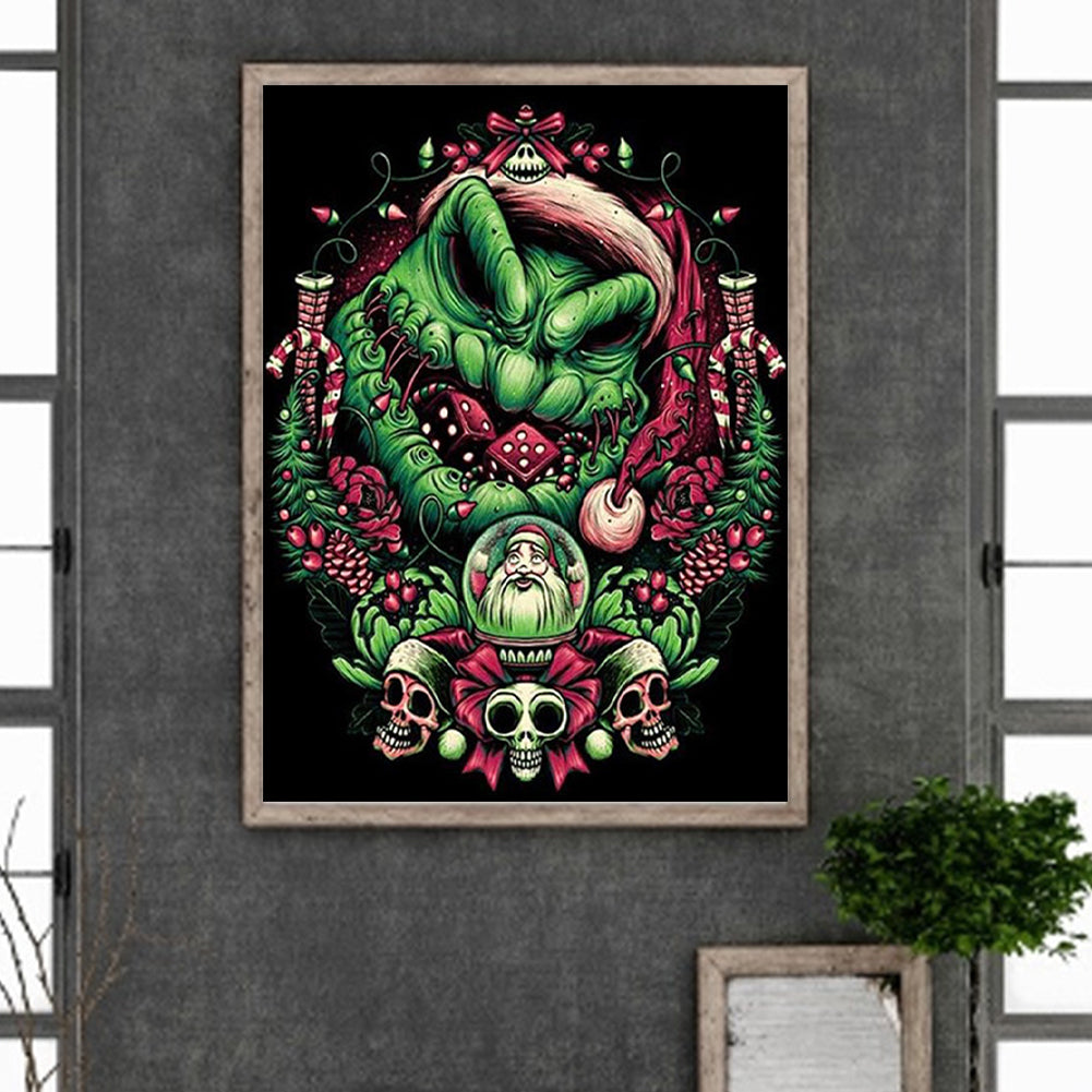 Corpse Bride And Skull - Full Square Drill Diamond Painting 40*50CM