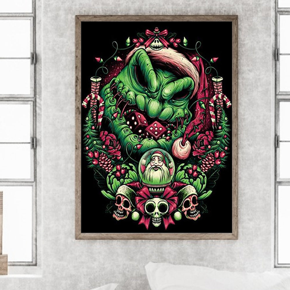 Corpse Bride And Skull - Full Square Drill Diamond Painting 40*50CM