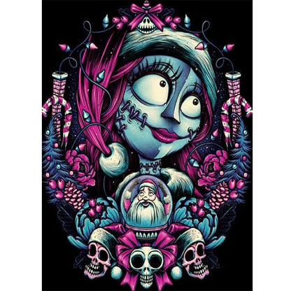 Corpse Bride And Skull - Full Square Drill Diamond Painting 40*50CM