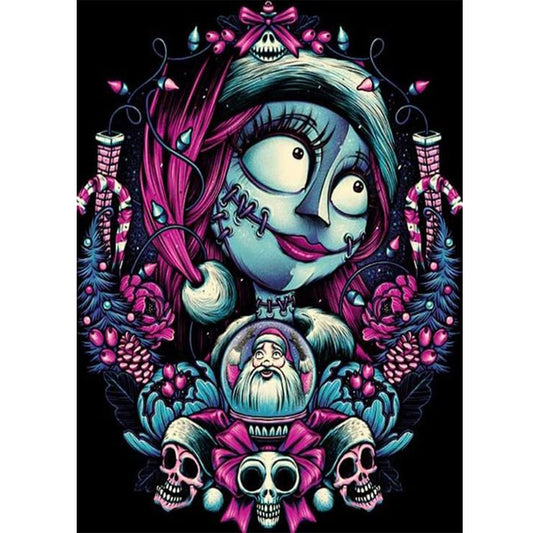 Corpse Bride And Skull - Full Square Drill Diamond Painting 40*50CM