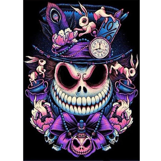 Corpse Bride And Skull - Full Square Drill Diamond Painting 40*50CM