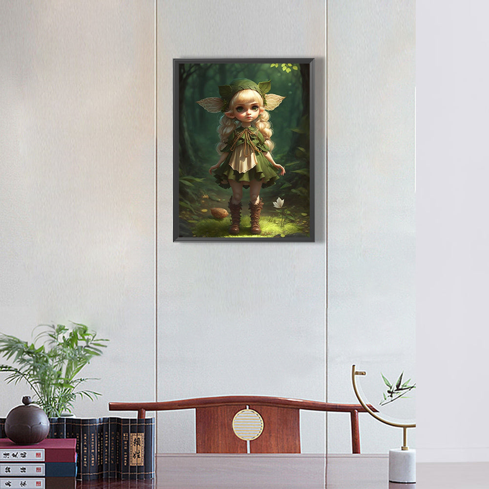 Elf Girl - Full Round Drill Diamond Painting 30*40CM