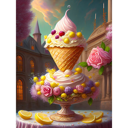 Princess Dessert - Full Round Drill Diamond Painting 30*40CM