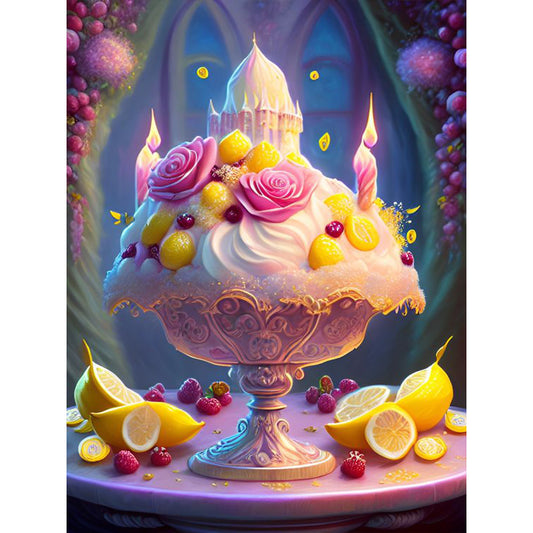 Princess Dessert - Full Round Drill Diamond Painting 30*40CM