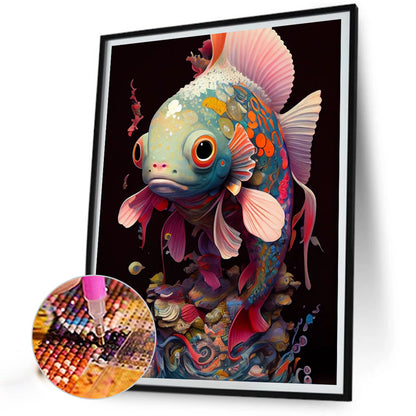 Colorful Fish - Full Round Drill Diamond Painting 30*40CM