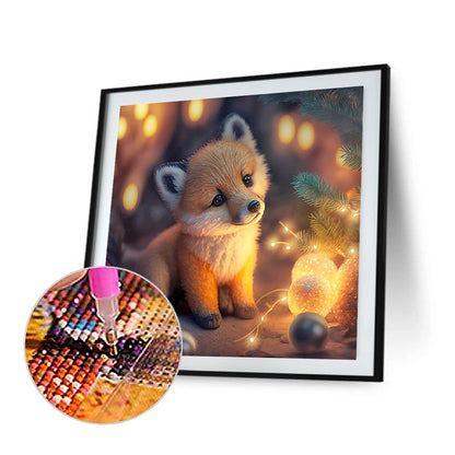 Little Fox - Full Round Drill Diamond Painting 30*30CM