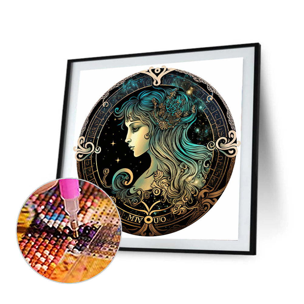 Twelve Constellations - Full Round Drill Diamond Painting 30*30CM