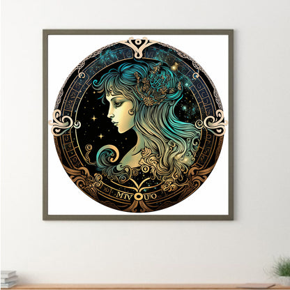 Twelve Constellations - Full Round Drill Diamond Painting 30*30CM