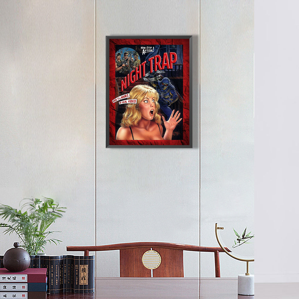 Midnight Trap - Full Round Drill Diamond Painting 30*40CM
