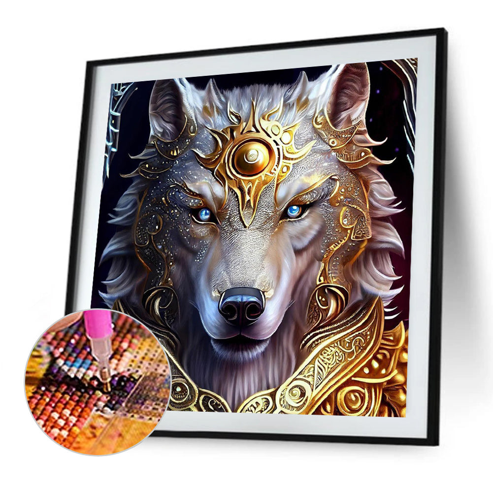 Armor Wolf - Full Round Drill Diamond Painting 30*30CM