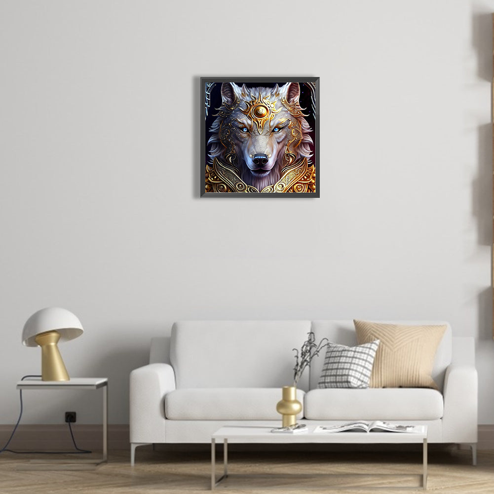 Armor Wolf - Full Round Drill Diamond Painting 30*30CM