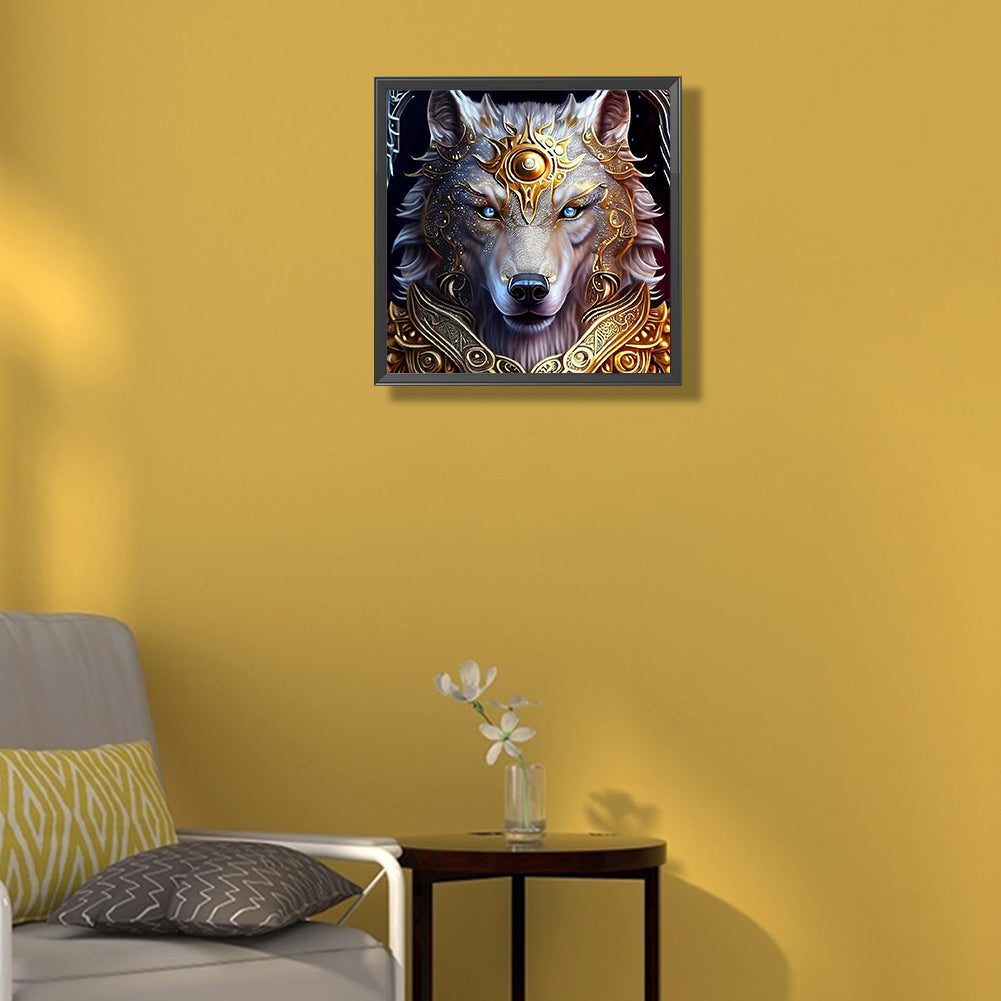 Armor Wolf - Full Round Drill Diamond Painting 30*30CM