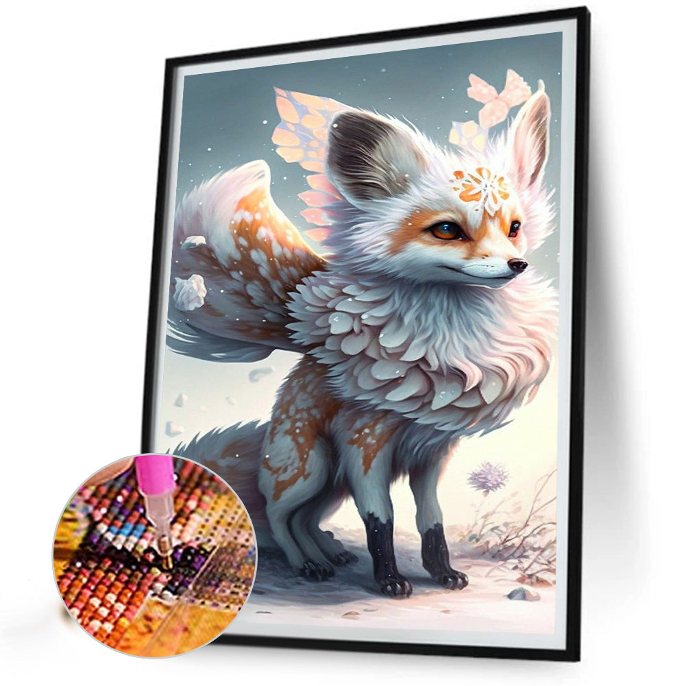 Fox - Full Round Drill Diamond Painting 30*40CM