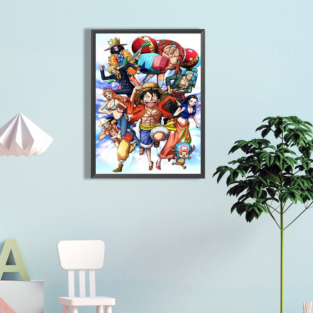 One Piece - Full Round Drill Diamond Painting 40*60CM