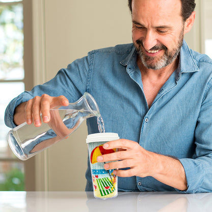 DIY Crystal Diamond Water Bottle Leak Proof BPA Free for Fitness Sports Outdoors