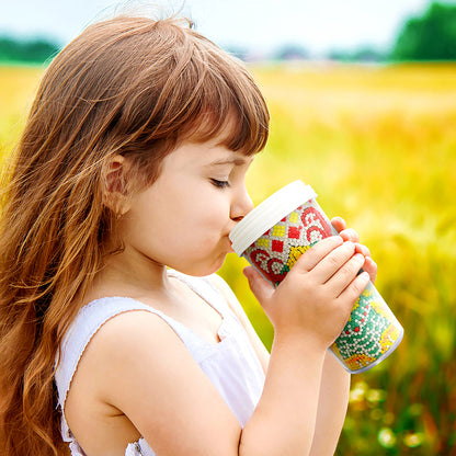 DIY Crystal Diamond Water Bottle Leak Proof BPA Free for Fitness Sports Outdoors