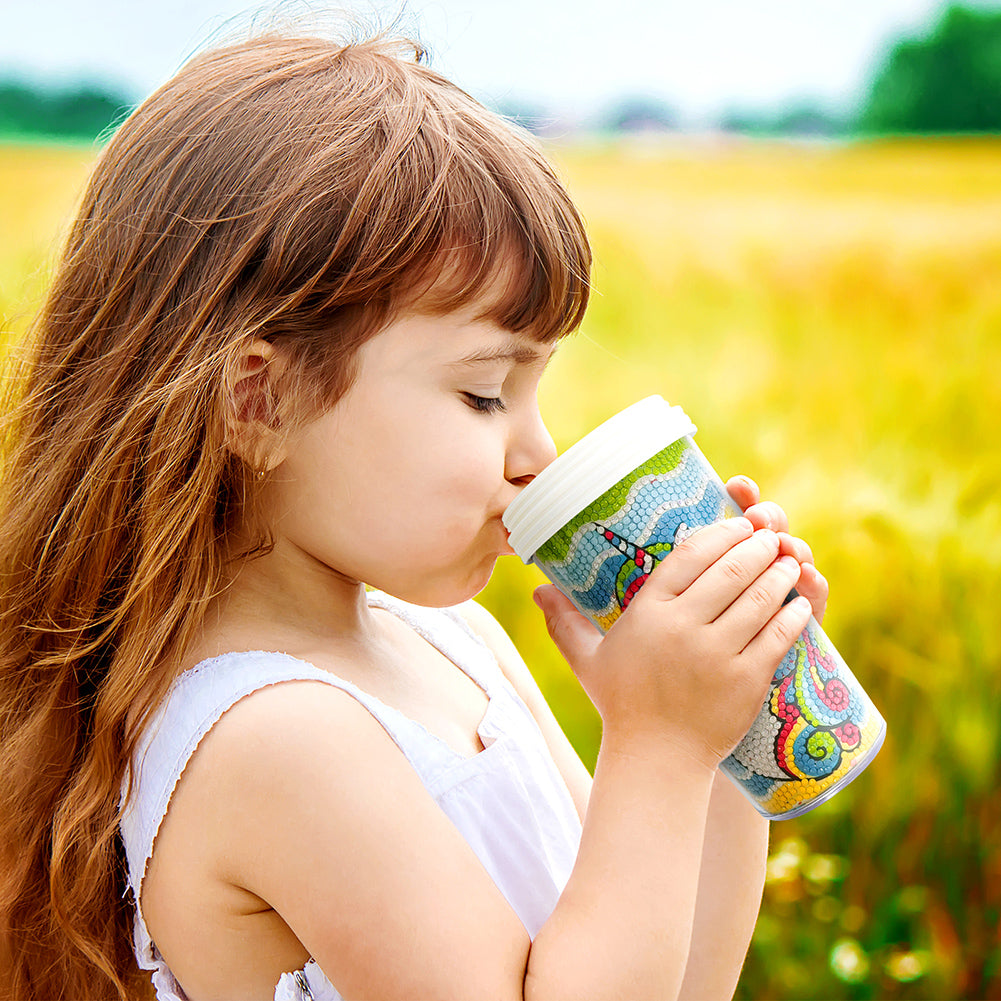 DIY Crystal Diamond Water Bottle Leak Proof BPA Free for Fitness Sports Outdoors