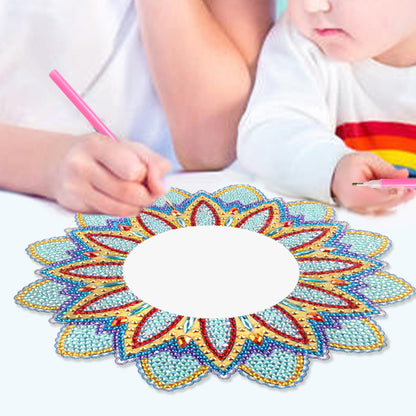 DIY Compact Mirror Art Craft Set Hanging Pocket Mirror Flower for Adult and Kids