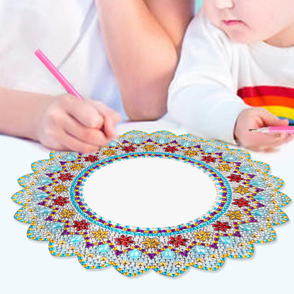 DIY Compact Mirror Art Craft Set Hanging Pocket Mirror Flower for Adult and Kids