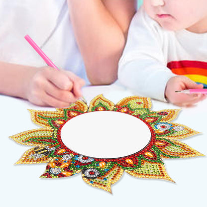 DIY Compact Mirror Art Craft Set Hanging Pocket Mirror Flower for Adult and Kids