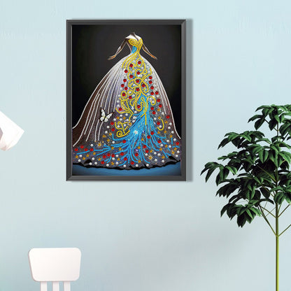 Dream Wedding Dress - Special Shaped Drill Diamond Painting 30*40CM