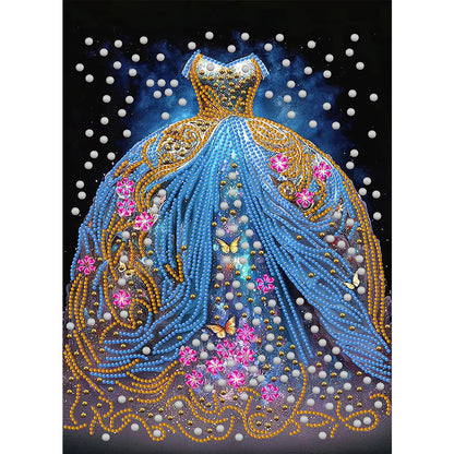 Dream Wedding Dress - Special Shaped Drill Diamond Painting 30*40CM