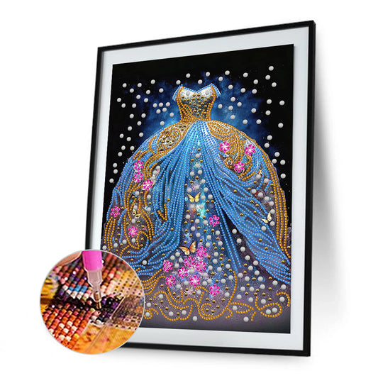 Dream Wedding Dress - Special Shaped Drill Diamond Painting 30*40CM