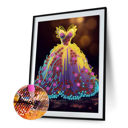 Dream Wedding Dress - Special Shaped Drill Diamond Painting 30*40CM