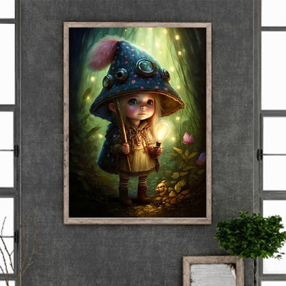 Forest Elf Girl - Full Round Drill Diamond Painting 30*40CM