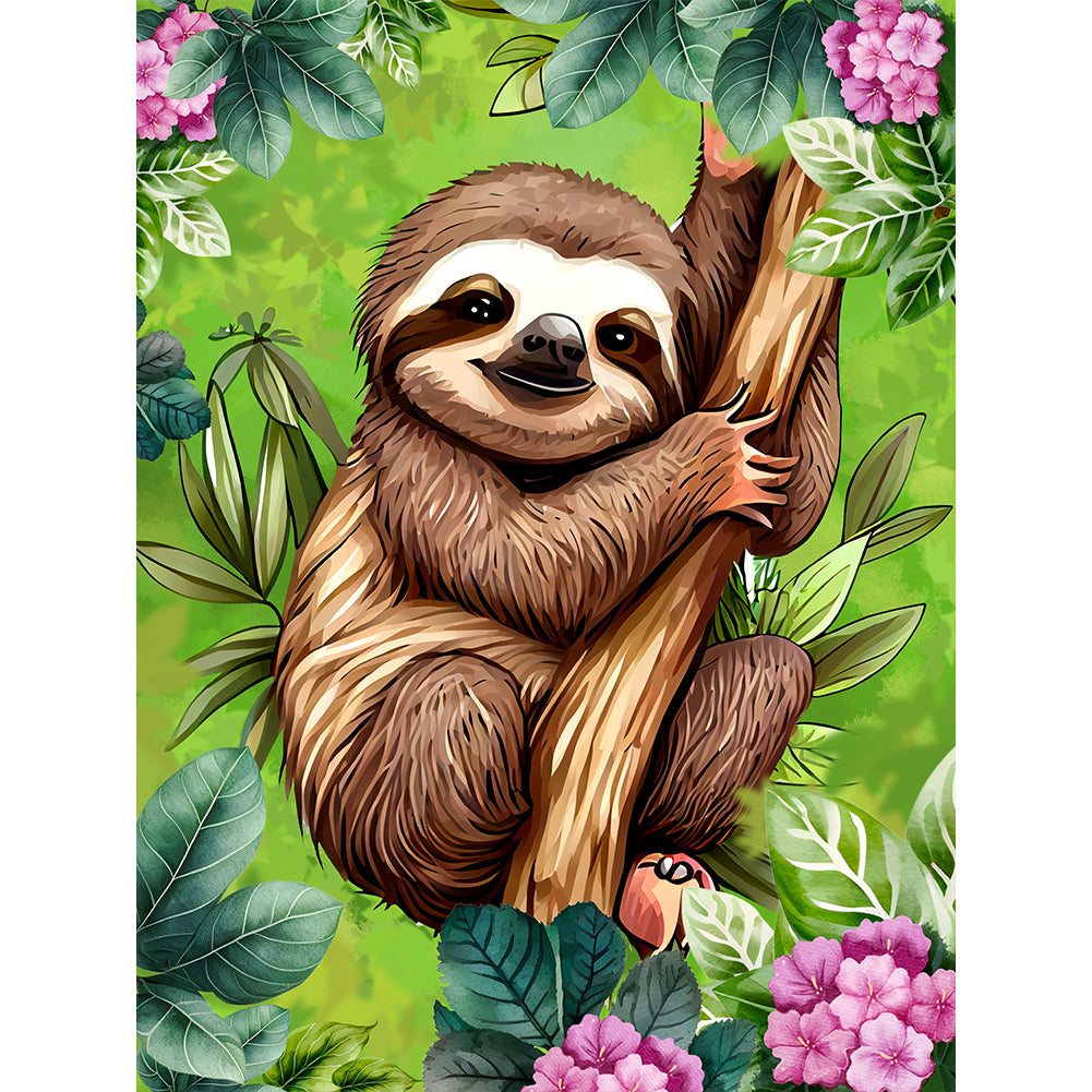 Sloth - Full Round Drill Diamond Painting 30*40CM