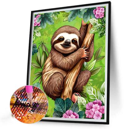 Sloth - Full Round Drill Diamond Painting 30*40CM