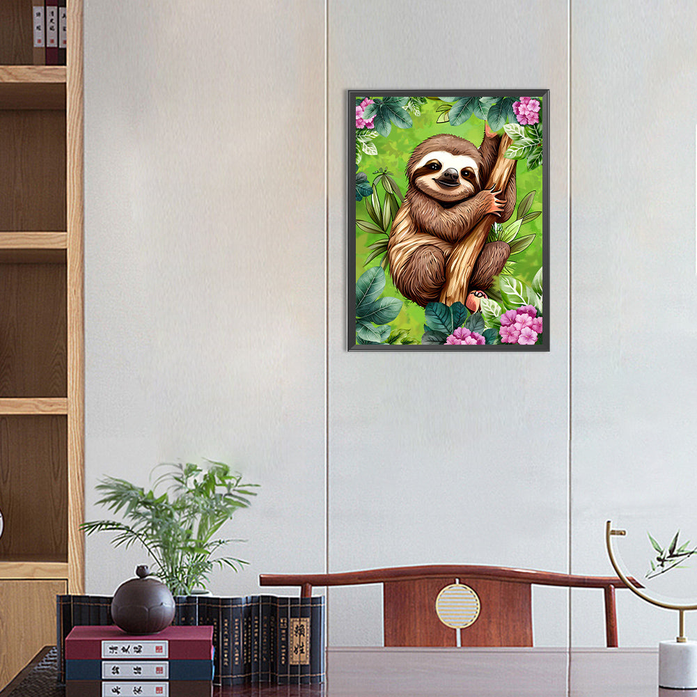 Sloth - Full Round Drill Diamond Painting 30*40CM