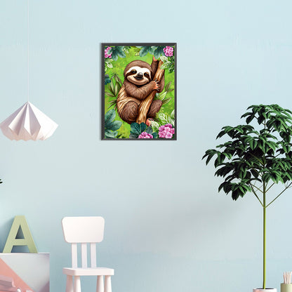 Sloth - Full Round Drill Diamond Painting 30*40CM