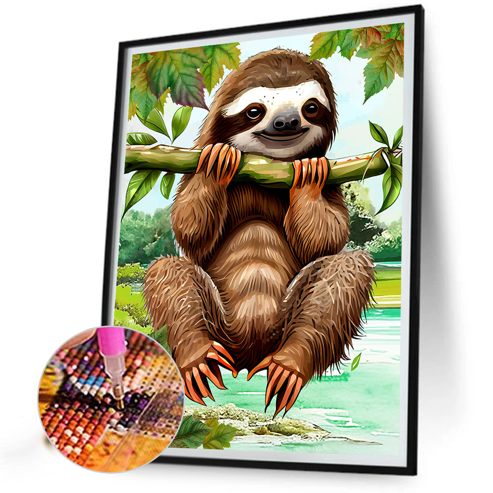 Sloth - Full Round Drill Diamond Painting 30*40CM