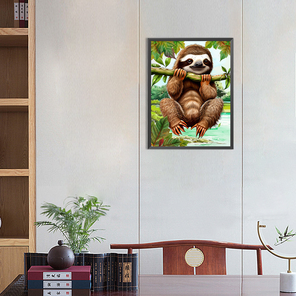 Sloth - Full Round Drill Diamond Painting 30*40CM