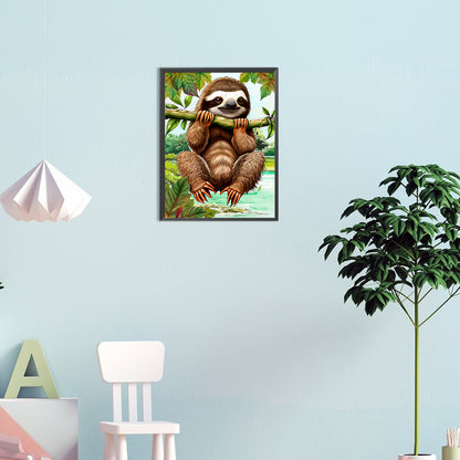 Sloth - Full Round Drill Diamond Painting 30*40CM