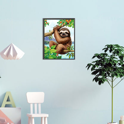 Sloth - Full Round Drill Diamond Painting 30*40CM