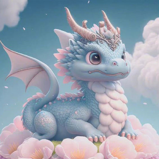 Cute Animal - Dragon - Full Square Drill Diamond Painting 40*40CM