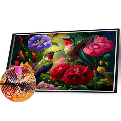 Flowering Bird - Full Round Drill Diamond Painting 40*30CM