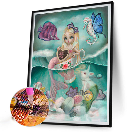 Alice In Wonderland - Full Round Drill Diamond Painting 30*40CM