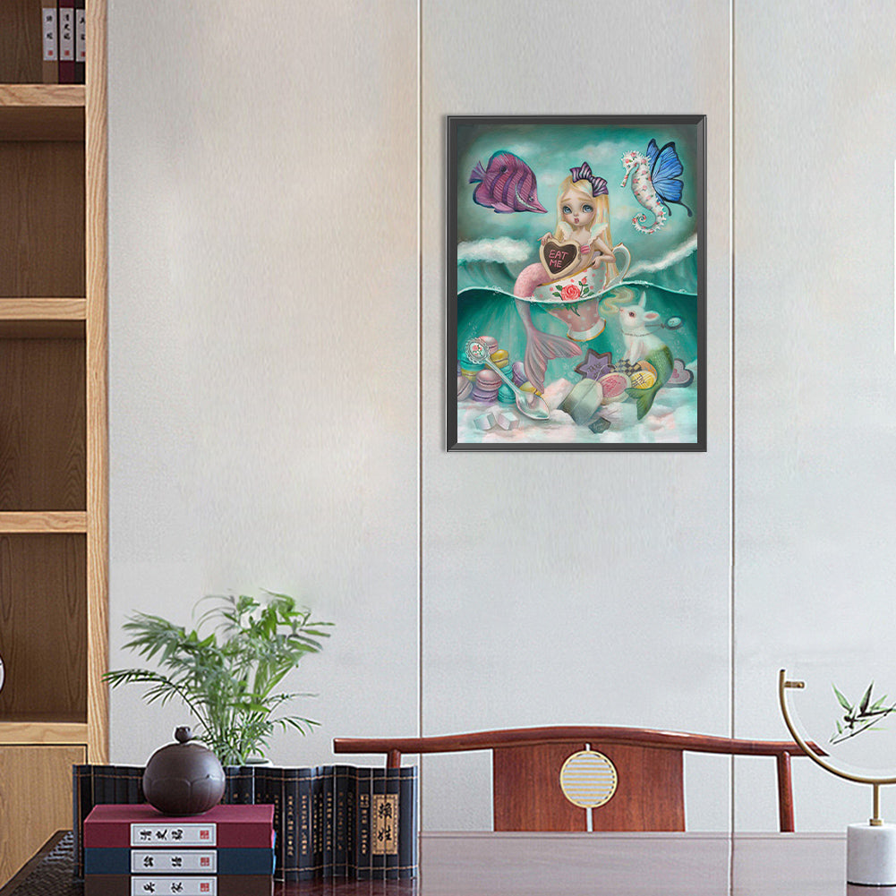 Alice In Wonderland - Full Round Drill Diamond Painting 30*40CM