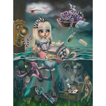 Alice In Wonderland - Full Round Drill Diamond Painting 30*40CM