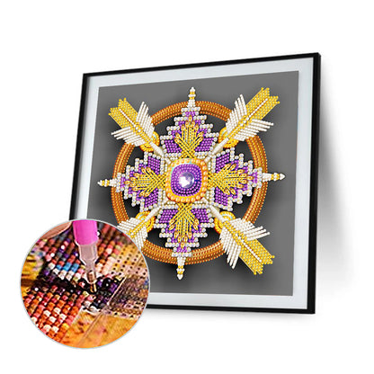 Feather Dreamcatcher Mandala - Special Shaped Drill Diamond Painting 30*30CM