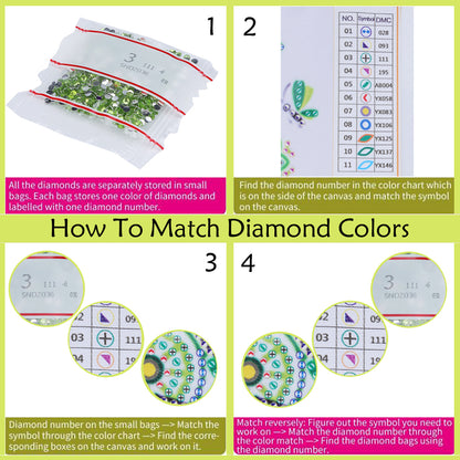 S Letter Mandala - Special Shaped Drill Diamond Painting 30*30CM