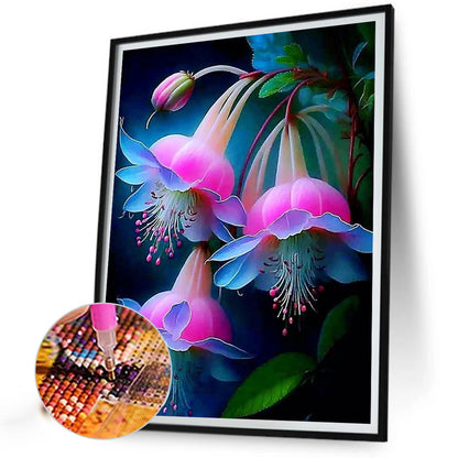 Fuchsia - Full Round Drill Diamond Painting 30*40CM