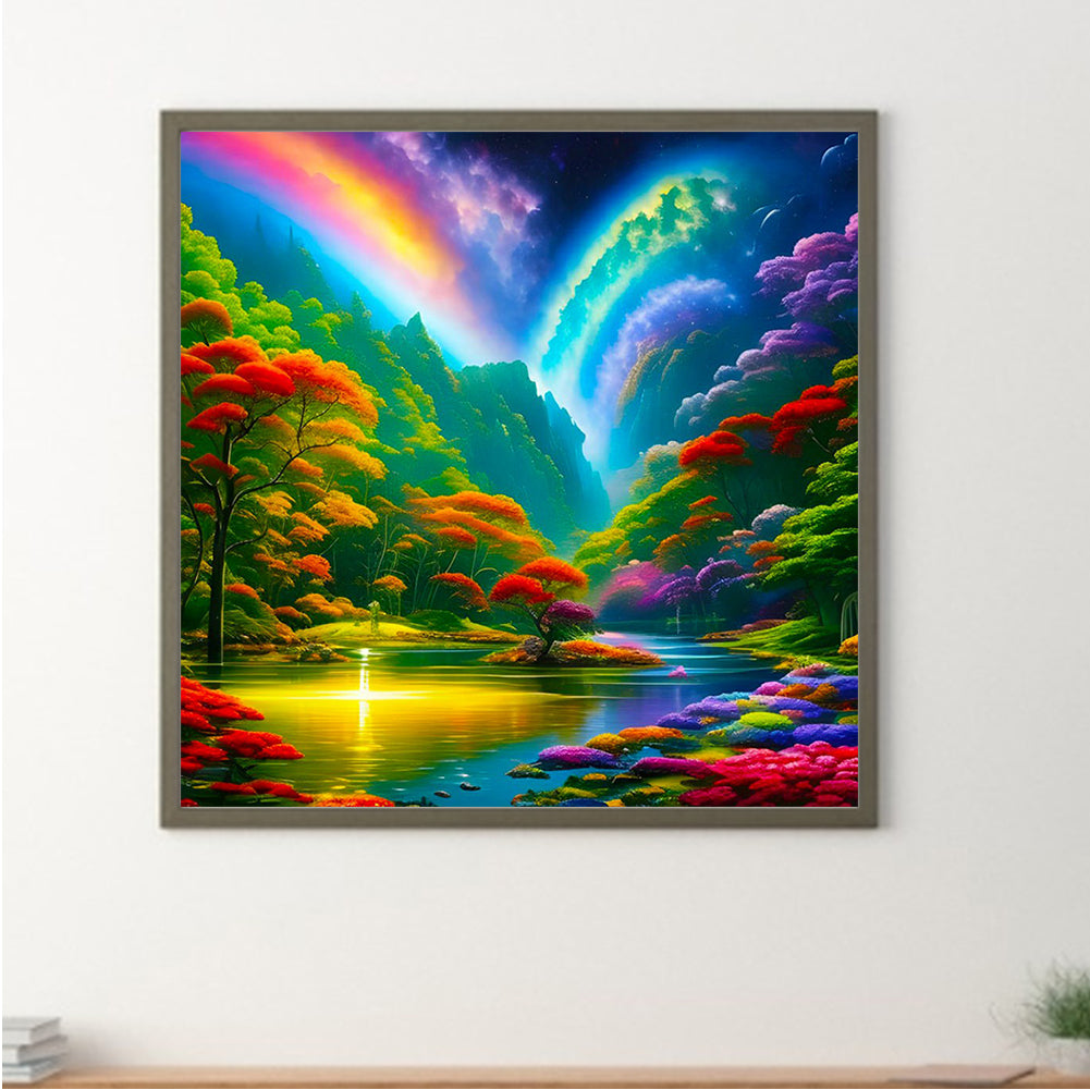 Colorful Forest - Full Round Drill Diamond Painting 50*50CM